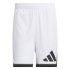 Calça Basquetebol Homem adidas Bos branca/preta