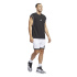 Calça Basquetebol Homem adidas Bos branca/preta