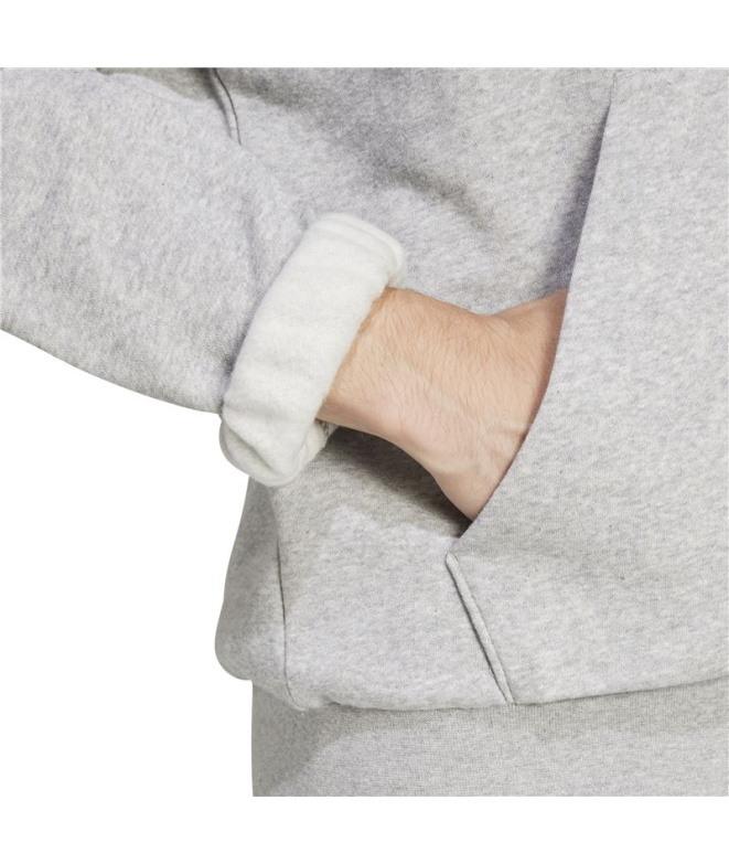 Sweat adidas Feelcozy HD Homme , gris/noir