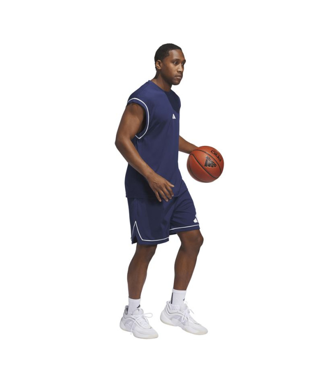 T-shirt Basket-ball adidas Bos Tank Homme bleu