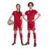 Pantalones de Fútbol adidas Squadra25 Sho Infantil Rojo