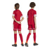 Pantalones de Fútbol adidas Squadra25 Sho Infantil Rojo