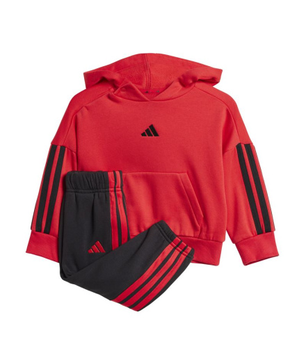 Conjunto Adidas Essentials Infantil Rubi Puro / Preto