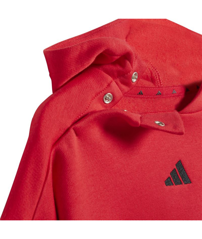 Conjunto Adidas Essentials Infantil Rubi Puro /...