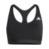 Sutiã esportivo Fitness Mulher adidas Ess Ms, cor preta.