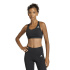 Sutiã esportivo Fitness Mulher adidas Ess Ms, cor preta.