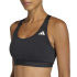 Sutiã esportivo Fitness Mulher adidas Ess Ms, cor preta.