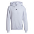 Sweat à capuche adidas D4T Homme coloris argent halo, idéal Fitness