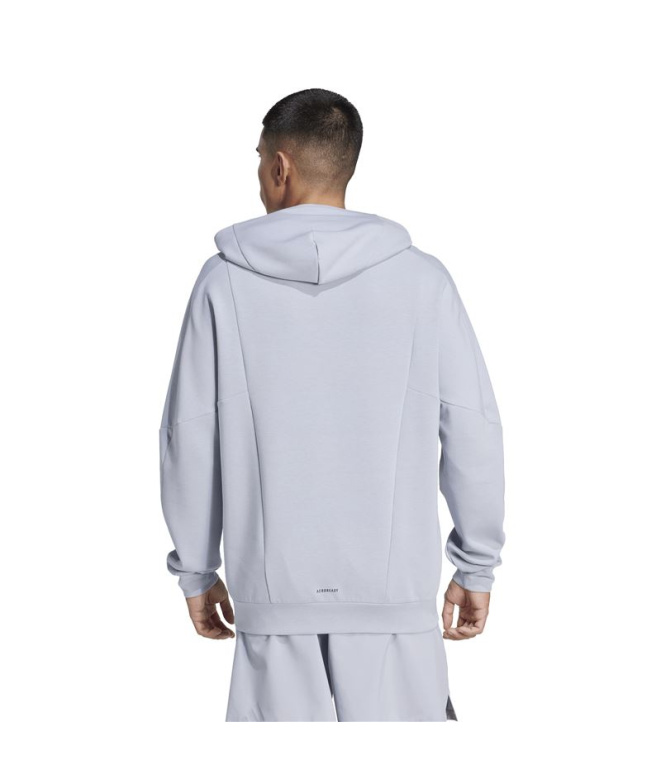 Sweat à capuche adidas D4T Homme coloris argent...