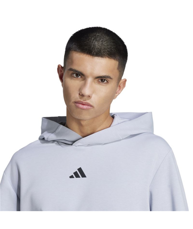 Sweat à capuche adidas D4T Homme coloris argent...