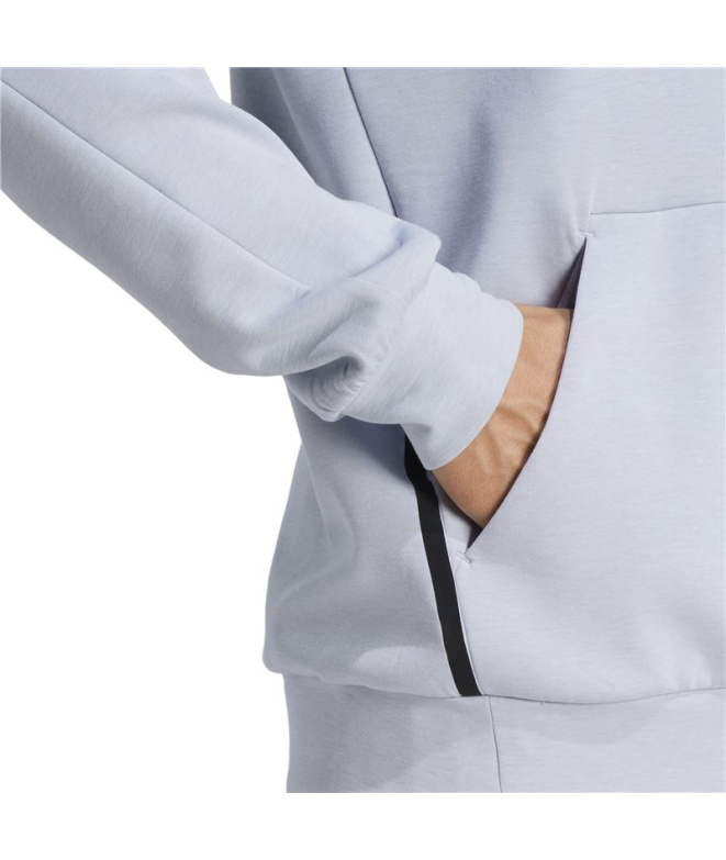 Sweat à capuche adidas D4T Homme coloris argent...