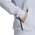 Sweat à capuche adidas D4T Homme coloris argent halo, idéal Fitness