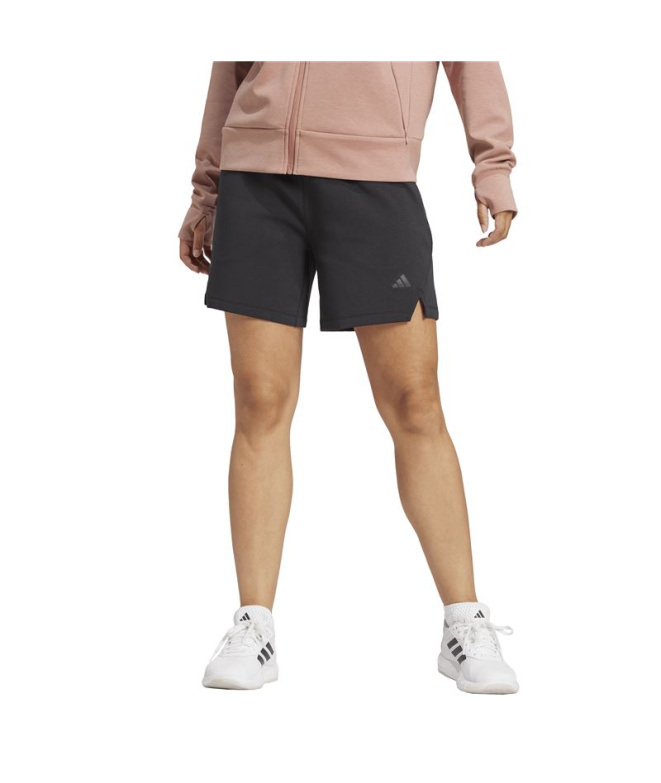 Calça Fitness Mulher adidas D4T Knit preta