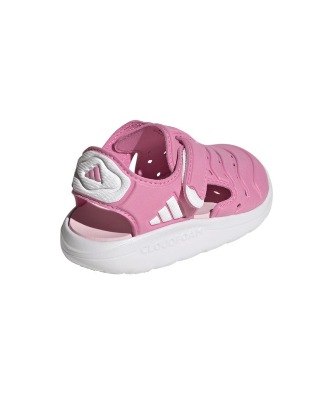Sandálias adidas Water 2 Infantil rosa