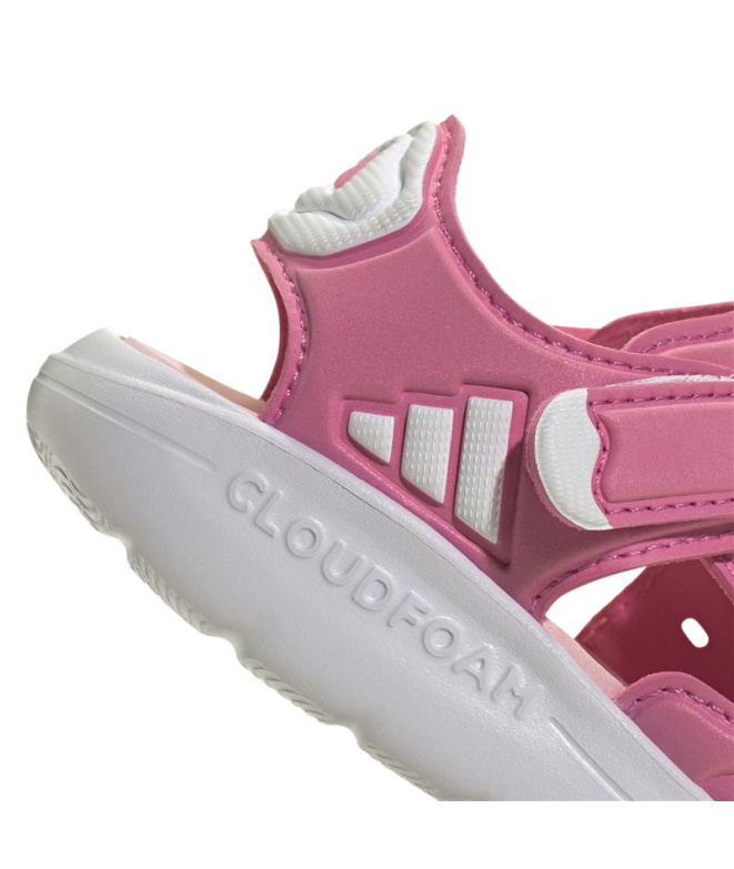 Sandálias adidas Water 2 Infantil rosa