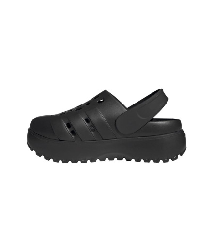 Chanclas adidas Adilette Clog Platform Mujer Negro