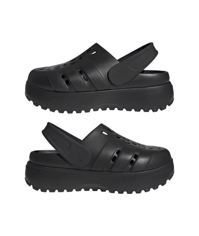 Chinelos plataforma adidas Adilette Mulher preto