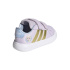 Sapatilhas Infantil adidas Grand Court Elsa, lilás/amarelo/azul