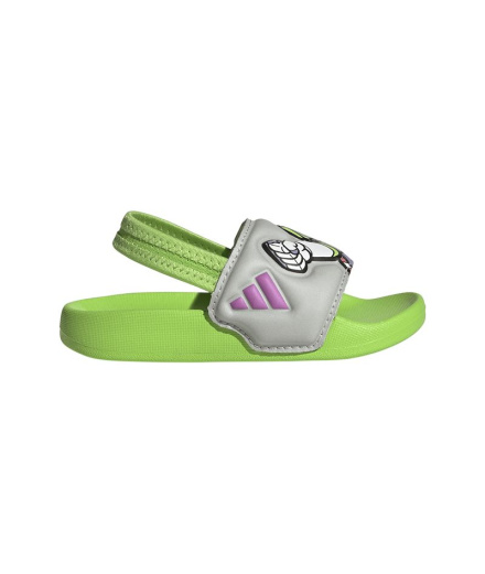 Chanclas adidas Adilette Estrap Buzz Infantil Verde...