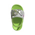 Chinelos Infantil adidas Adilette Estrap Buzz, Verde Semi-solar / Roxo Explosão / Cinza Dois