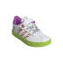 Chaussures Enfant adidas VL Court Buzz Blanc nuage / Blanc nuage / Vert semi-solaire