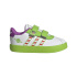 Chaussures Enfant adidas VL Court Buzz CF Blanc nuage / Blanc nuage / Vert semi-solaire