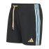 Bañador de Natación adidas 3 Bandas Sh 5In Hombre Negro