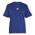 Camiseta adidas 3 Bandas Sj Mujer Azul Oscuro/Blanco