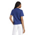T-shirt Femme adidas 3 bandes Sj bleu foncé/blanc
