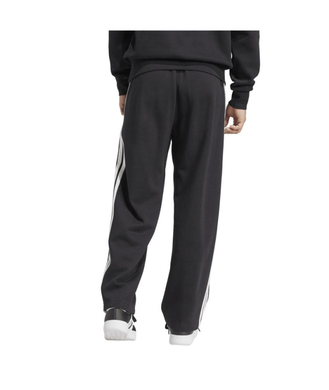 Pantalons Homme adidas WD 3-Stripes FL Noir/Blanc