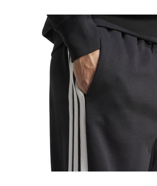 Pantalons Homme adidas WD 3-Stripes FL Noir/Blanc