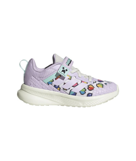 Chaussures Enfant adidas Minecraft Fortarun Lilas/Lilas/Bleu