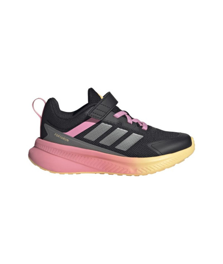 Chaussures Enfant adidas Fortarun 4.0 Noir/Hiemet/Rosgoz