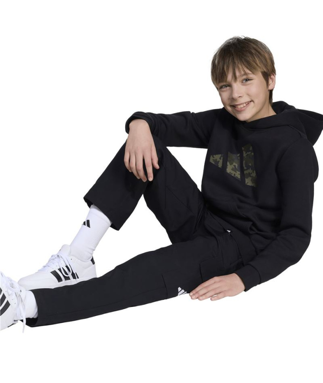 Moletom adidas Camo HD Infantil Preto