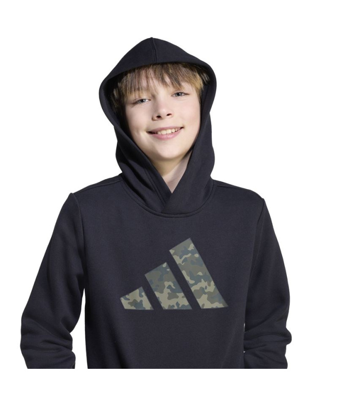 Moletom adidas Camo HD Infantil Preto