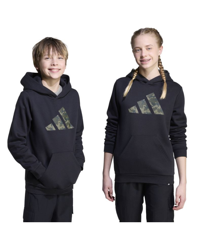 Moletom adidas Camo HD Infantil Preto