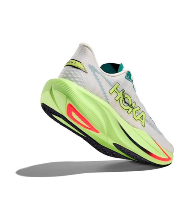Sapatilhas Running Homem Hoka Mach 7 Frost/Neon...