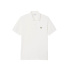Polo Lacoste Chemise Col Bord-Cotes Manches Courtes Homem Branco