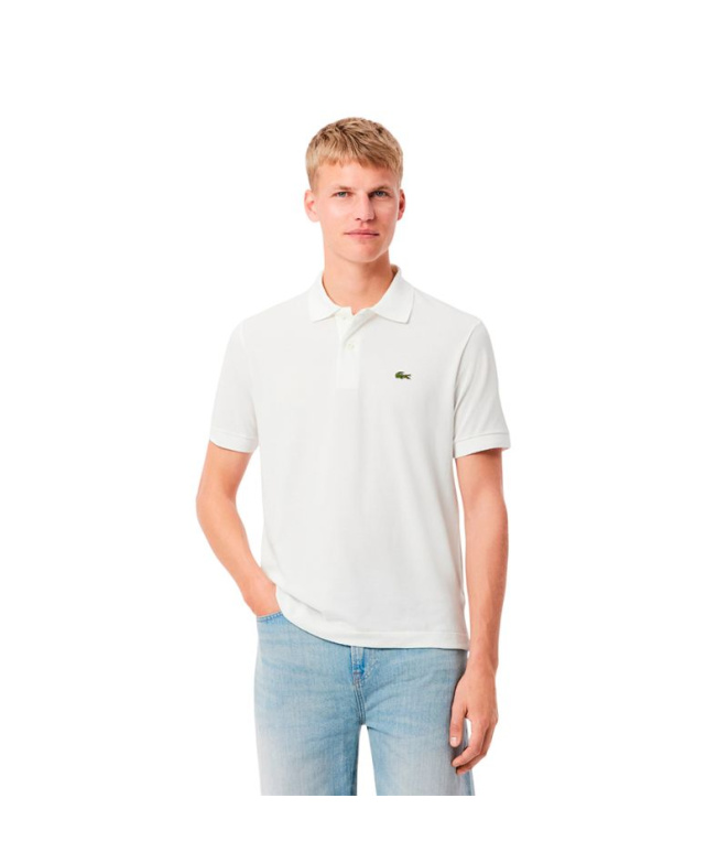 Polo Lacoste Chemise Col Bord-Cotes Manches...