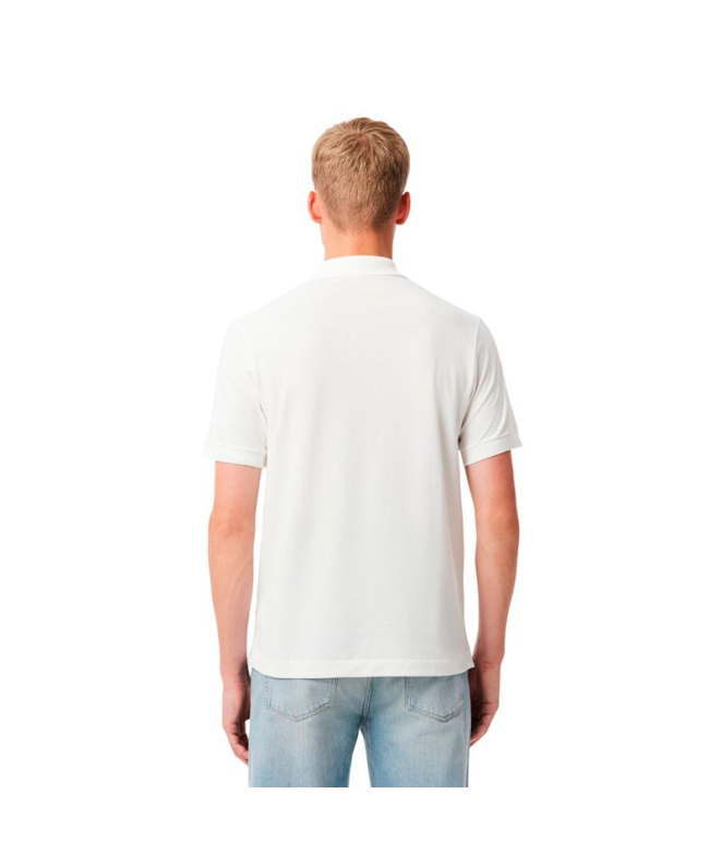 Polo Lacoste Chemise Col Bord-Cotes Manches...