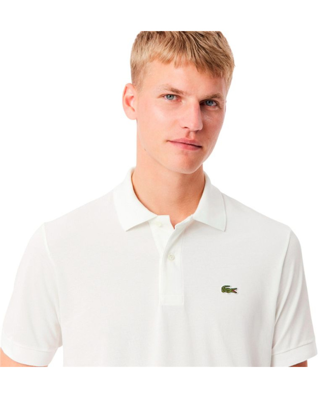 Polo Lacoste Chemise Col Bord-Cotes Manches...