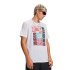 T-shirt à manches courtes Under Armour Logo Collage pour Homme , blanc