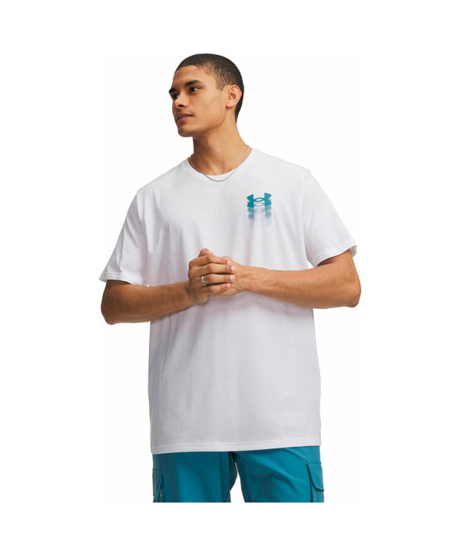 T-shirt courtes Under Armour Blur Logo pour...