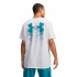 Camiseta Under Armour Blur Logo de Manga Curta Homem , Branca