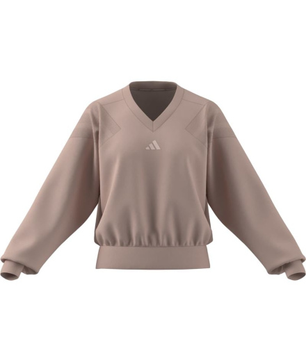 Sudadera adidas Fi 3Stripes Mt Sw Mujer Rosa