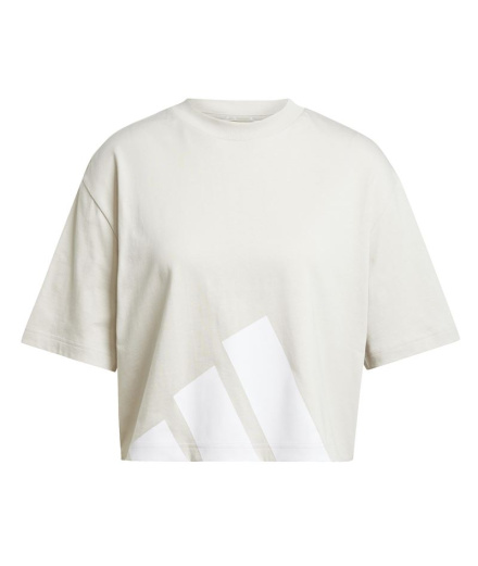 Camiseta adidas Big Logo Sj Bf Mujer Azul/Blanco