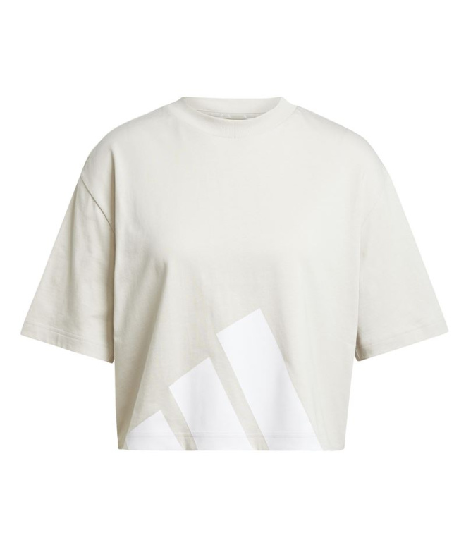 Camiseta adidas Big Logo Sj Bf Mujer Azul/Blanco