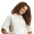 Camiseta Mulher adidas Big Logo Sj Bf azul/branca