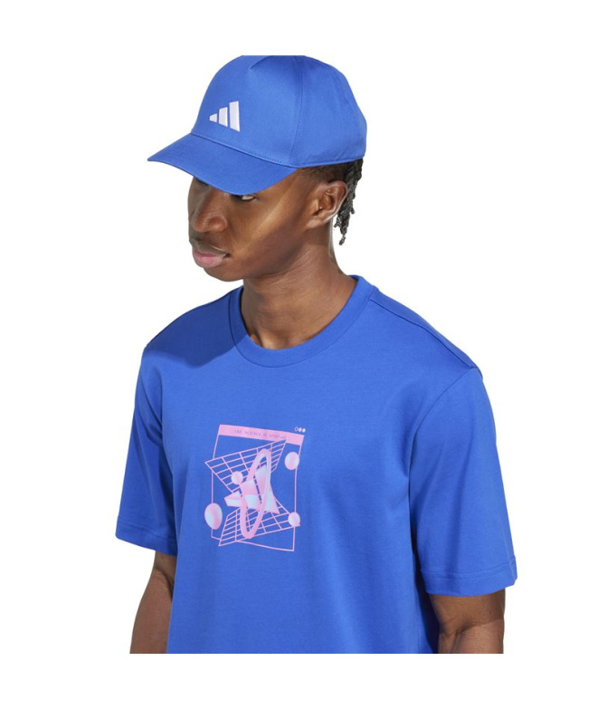 T-shirt Homme adidas Graphic Retro bleu royal