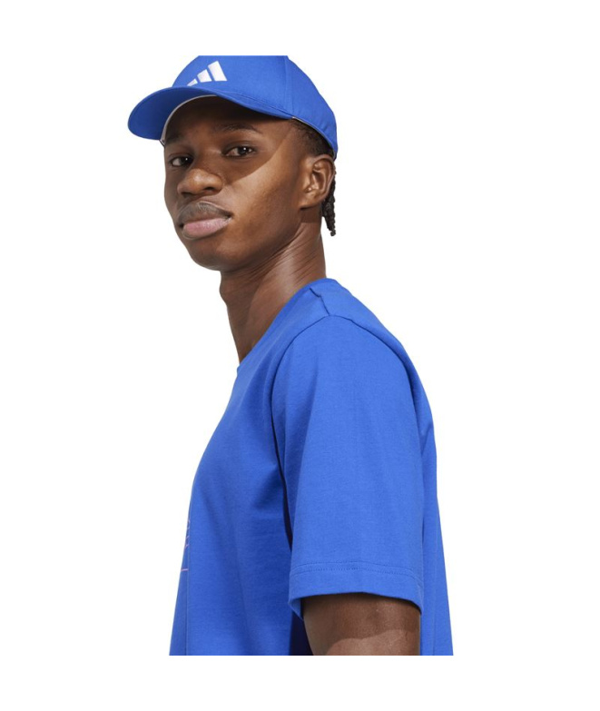 T-shirt Homme adidas Graphic Retro bleu royal